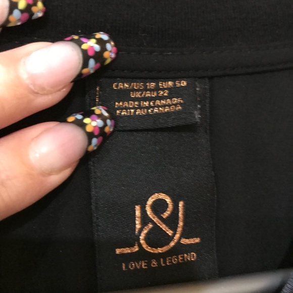 Love & Legend black “chiffon - like” jacket - Picture 2 of 2